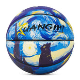 Kuangmi Starry Sky Cat Basketball Size 7